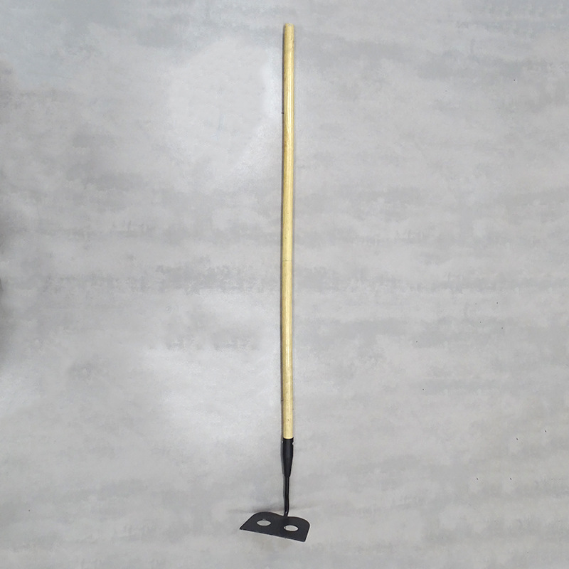 厂家批发户外农田种菜除草锄头长木柄空心锰钢锄头