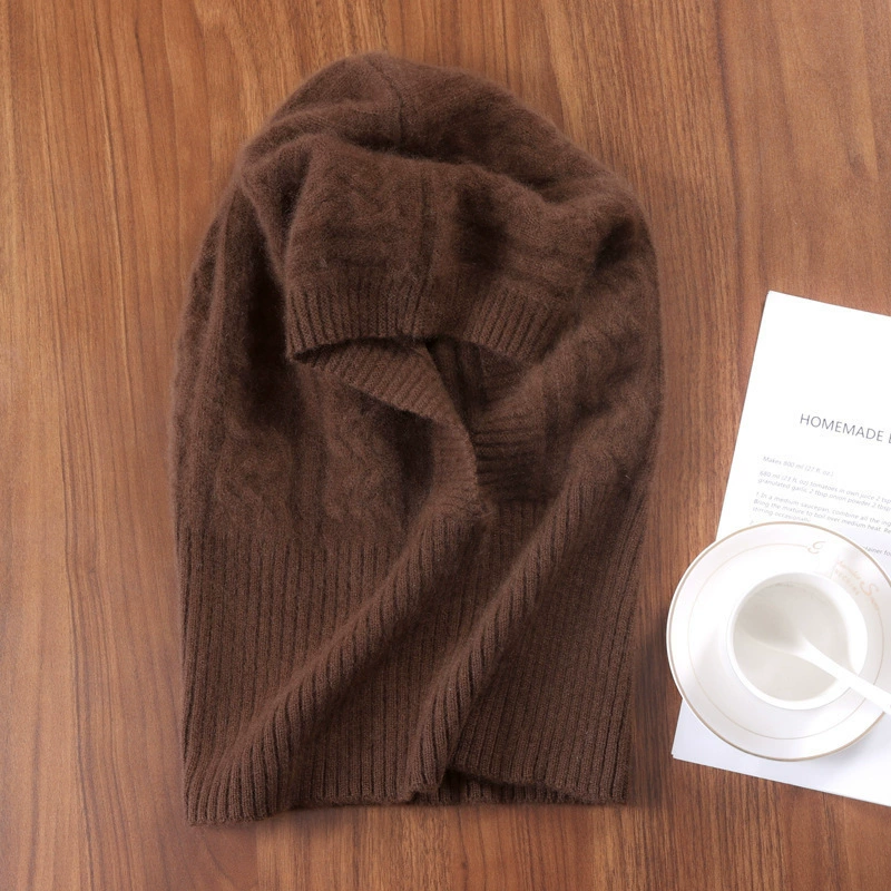 Производитель Оптовая 2024 осень и зима новый кашемир трикотажная шапка трикотажная шапка теплая шерстяная шапка на складе