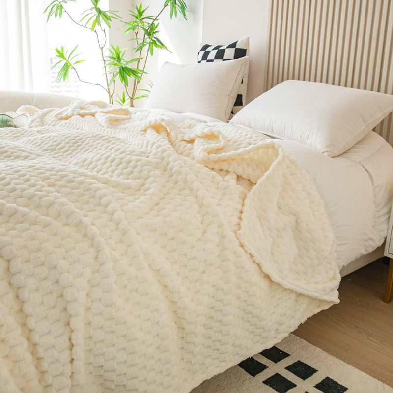 Cubierta de acondicionador de oro acurrucado dormitorio de estudiantes se puede lavar con máquina mantas de mantas de lana mágica de verano cuatro estaciones