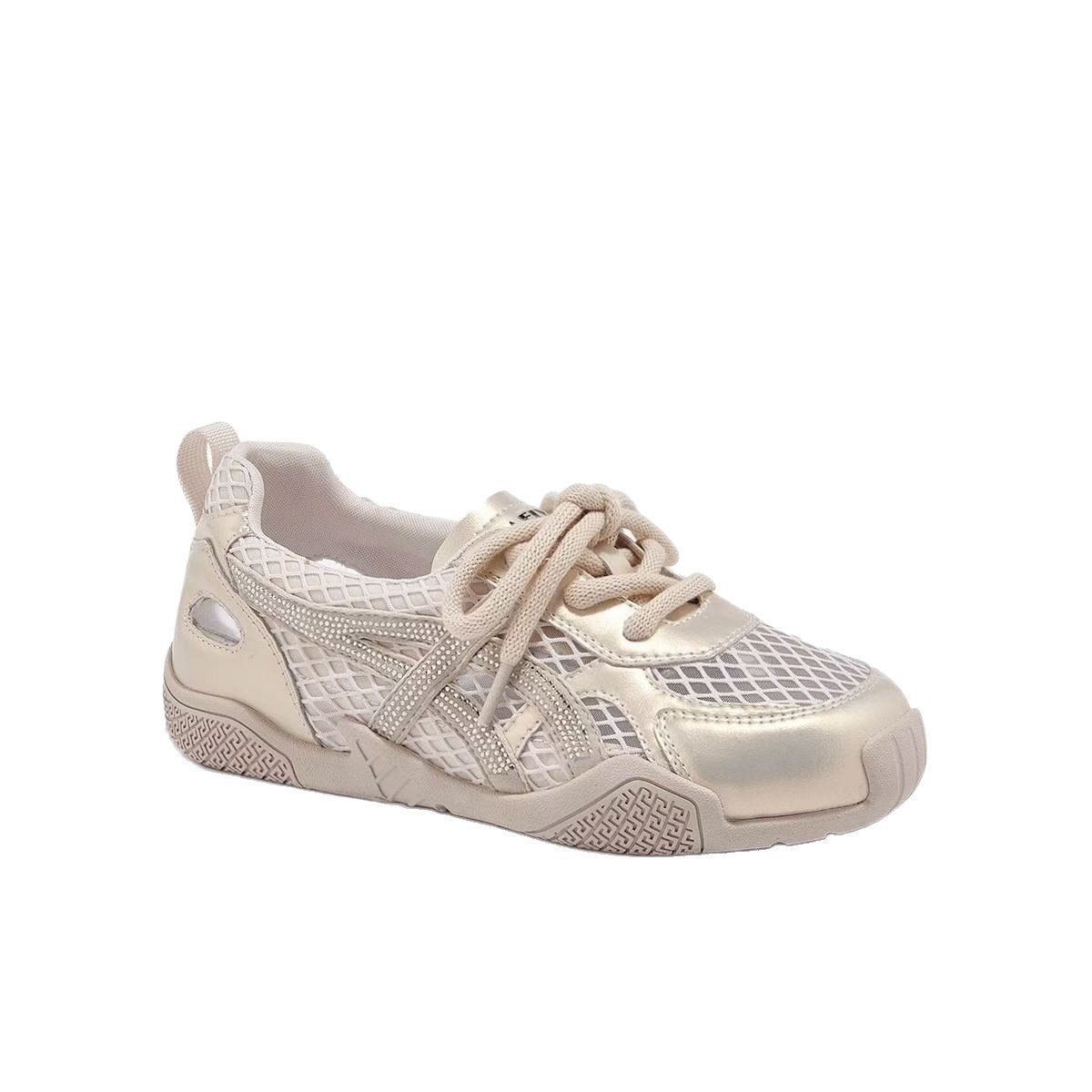 2026 nuevo verano de malla de cuero suave hueco zapatos de entrenamiento alemán moda versátil diario de viaje ante zapatillas deportivas de lazos