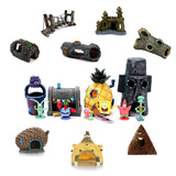 Ландшафтный дизайн аквариума, ананасовый домик, приют для рыб и креветок, ландшафтные украшения для аквариума