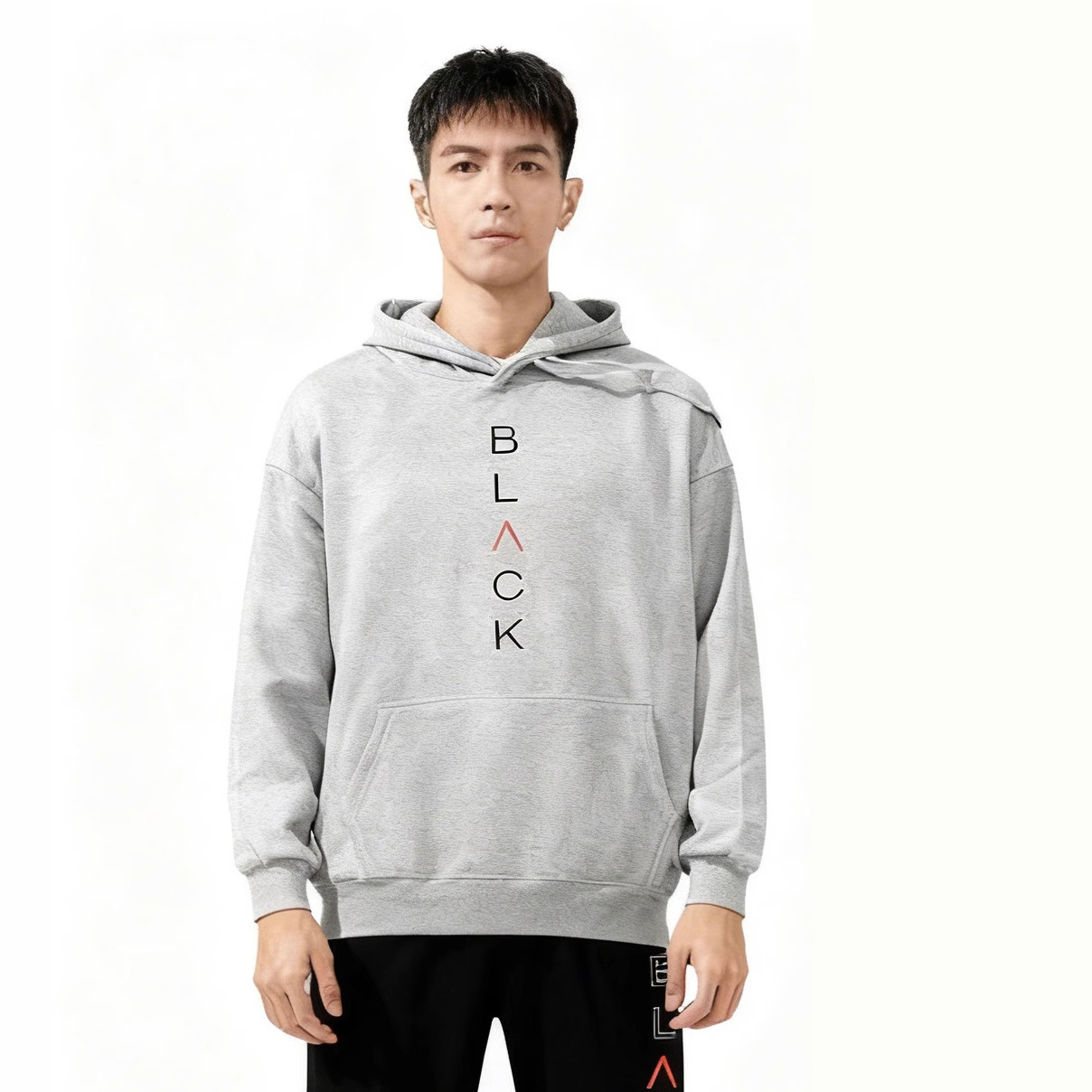 【连帽套装】320克潮牌宽松连帽卫衣套装组合男士卫衣情侣卫衣