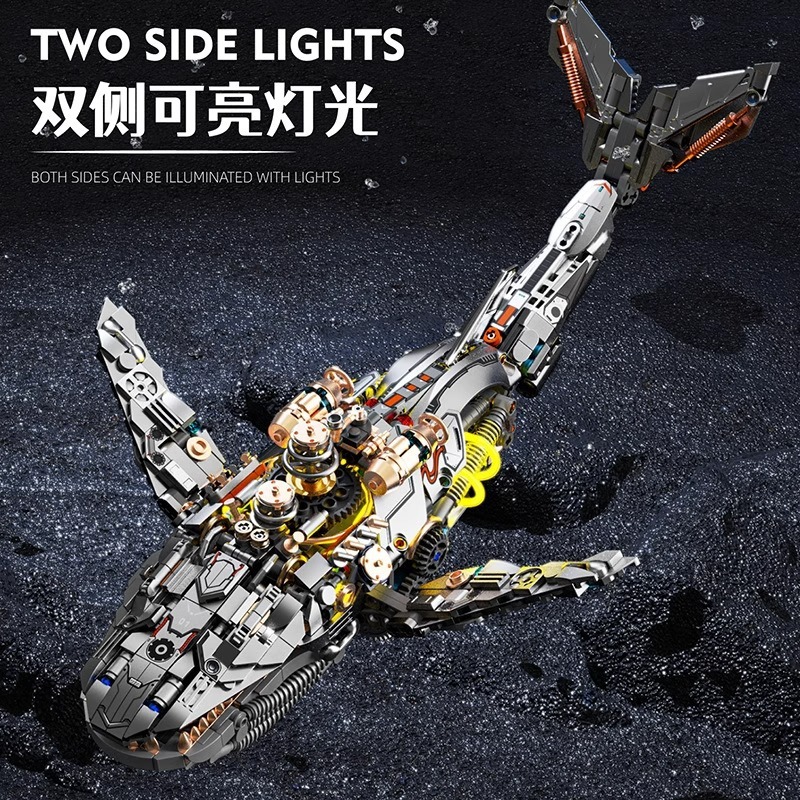 レゴ深海動物機械クジラビルディングブロックパズル組み立てモデル手作り男の子の装飾品13059と互換性があります。|undefined