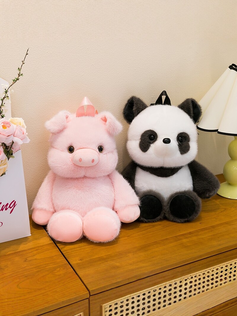 Cute plush backpack