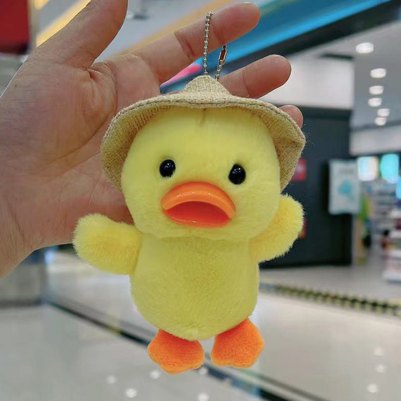 Lindo pollo de peluche bolsa colgante decoración colgante de felpa muñeca Regalo de Cumpleaños muñeca de peluche al por mayor