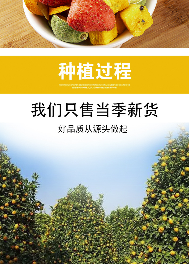 Freeze-Dried Fruit Tea Blend — Kumquat, Lime, Passion Fruit & Grapefruit, 500g Loose in use