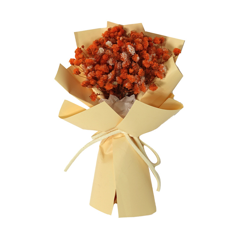 Mini ramo de flores eternas con diseño de cielo estrellado para coche, regalo de San Valentín para novia, regalo creativo de alta gama, recuerdo.