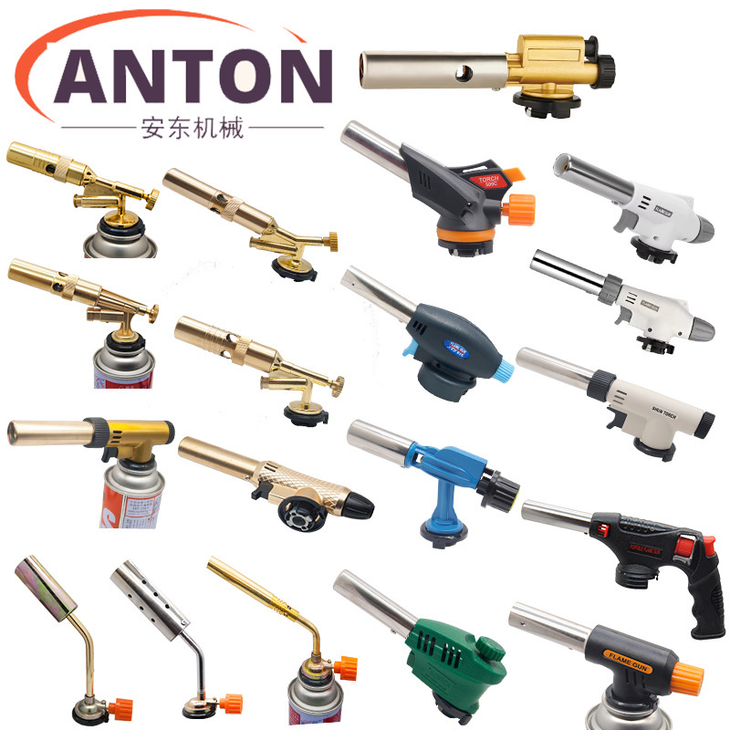 Liquefied gas flame gun for burning pig hair, flame gun nozzle made of copper, can be inverted, powerful flame igniter, ignition gun Liquefied gas flame gun for burning pig hair, flame gun nozzle made of copper, can be inverted, powerful flame igniter, ignition gun