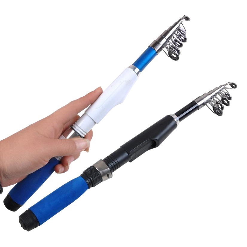 AliExpress fábrica al por mayor ultra-corto pequeño mar Polo 1,2 m 1,7 m Super duro carbono mar Polo de pesca caña de pescar transfronteriza