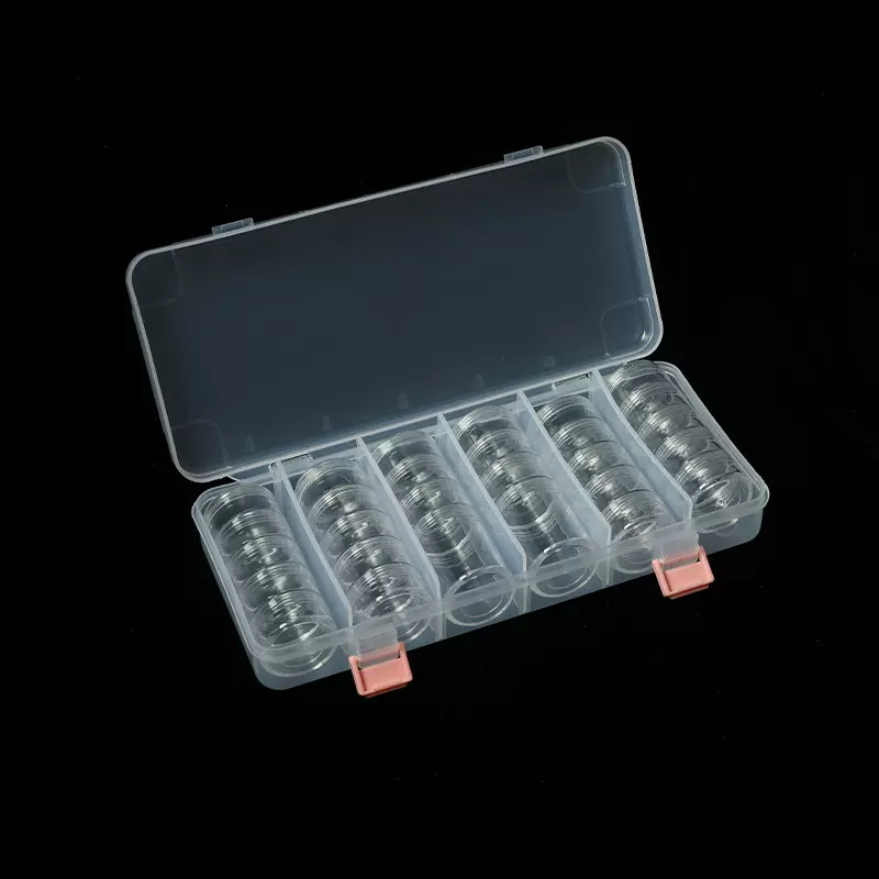 大号6连体套装乳液瓶分装瓶膏霜塑料瓶膏霜瓶小瓶工具粉色收纳盒