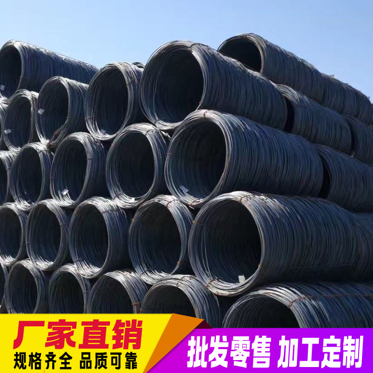 螺纹钢抗震钢筋直条盘螺圆钢冷拉三级加工盘条折弯批发盘圆带钢