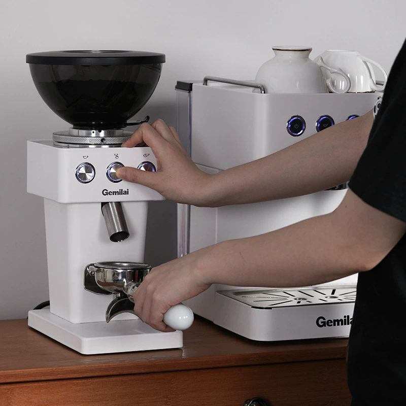 Коммерческая кофейная машина Gemilei CRM9015A из нержавеющей стали электрическая домашняя безработица кросс-бордер точная дробление