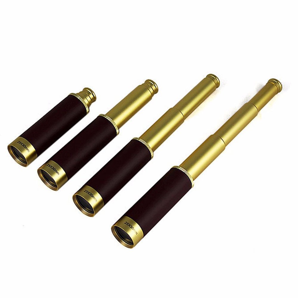 海盗望远镜单筒复古伸缩儿童25x30高倍高清迷你微光夜视成人户外