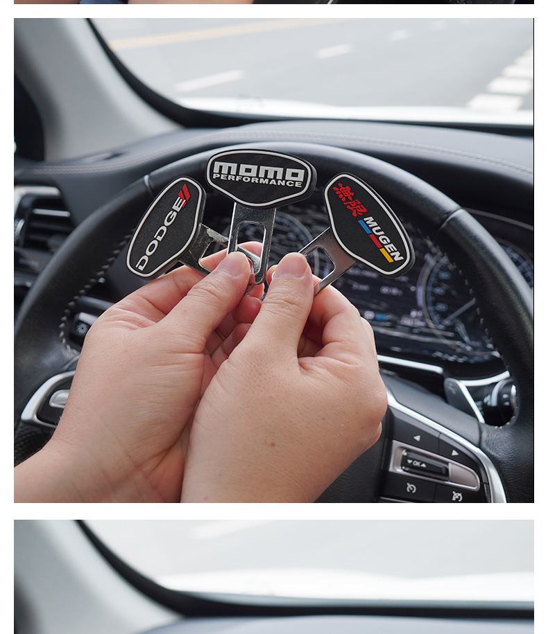 Suitable for Car Seat Silent Buckle Car Interior Modification Accessories Zinc Alloy Lock Silent Extender