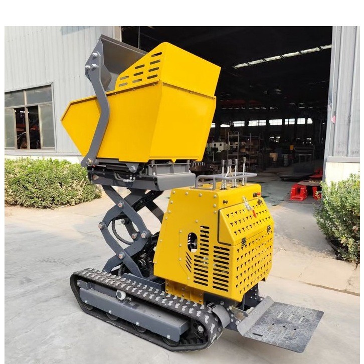 500迷你款履带式翻斗车厂家 升降款履带式翻斗车厂家 汽油液压自