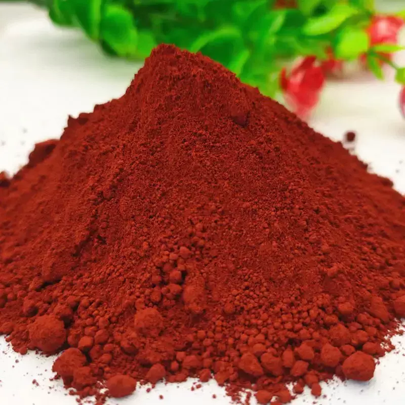 氧化铁红130 110 190色泽鲜艳分散性好防锈颜料上色路面彩砖地