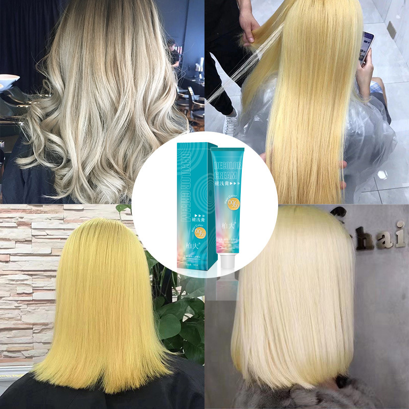 Wholesale fading cream micro-tide color hair bleach O+ fading light cream hair platinum hair bleaching 9 degree hair dye cream