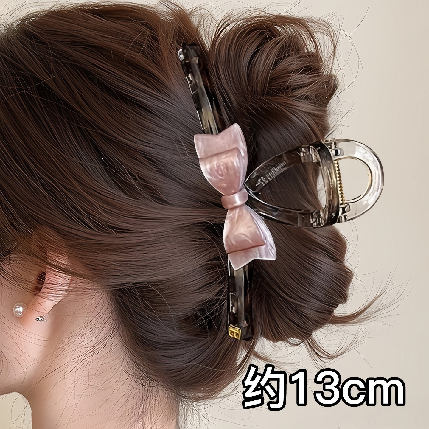 2026 nuevo clip de cabello ondulado clip de cabello de tiburón grande clip de cabello de mujer detrás de la cabeza de alta sensación clip de cabello accesorios para el cabello