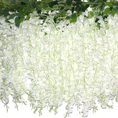アマゾンの人気卸売りシミュレーション紫藤花条結婚祝い装飾偽花藤条シミュレーション豆花条紫藤花