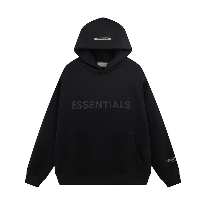 工厂复线Esse批发新款胸前LOGO连帽卫衣FOGntials|undefined