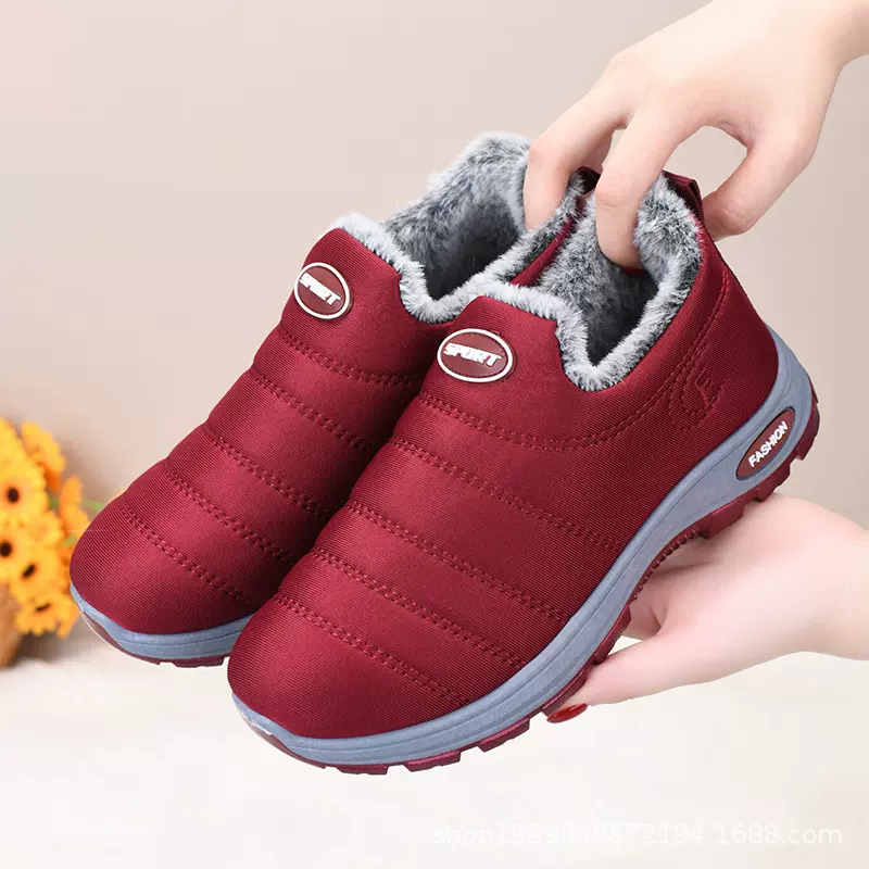 清仓新款棉鞋情侣男女老北京加绒保暖短靴休闲棉靴跨境雪地靴女冬