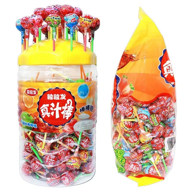 Real juice stick фруктовый вкус закуски баррель свадебный букет конфета оптом леденец-награды студентам