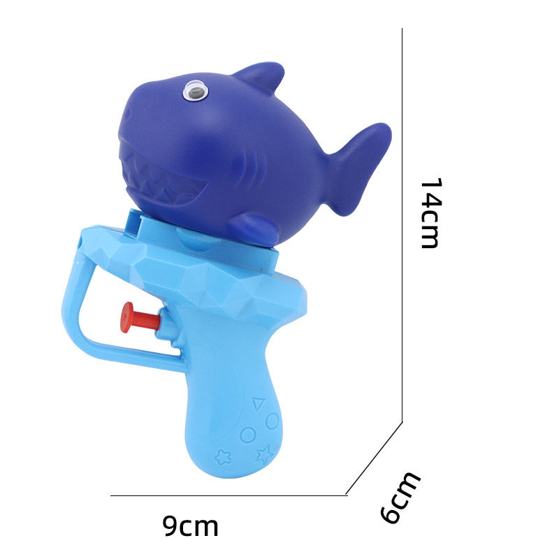 Niños de dibujos animados transfronterizos dinosaurio pistola de agua lucha de agua juguetes de agua de verano niños Prensa de dibujos animados pequeña pistola de agua al por mayor
