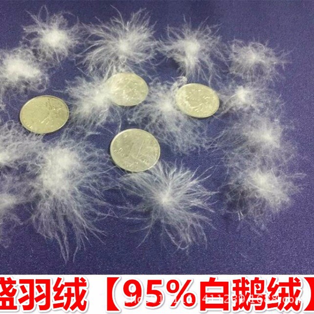 Down Goose down Filling Factory Direct Supply New National Standard 95 White Goose down Washed Wholesale National Standard down