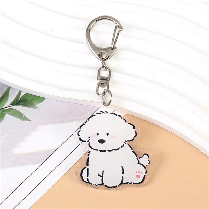 "(Cross-border trading), acrylic keychain, cartoon school bag, pendant"
