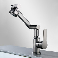 Stainless steel sink faucet hot and cold water home lucky cat face basin bathroom washbasin countertop pool kitchen