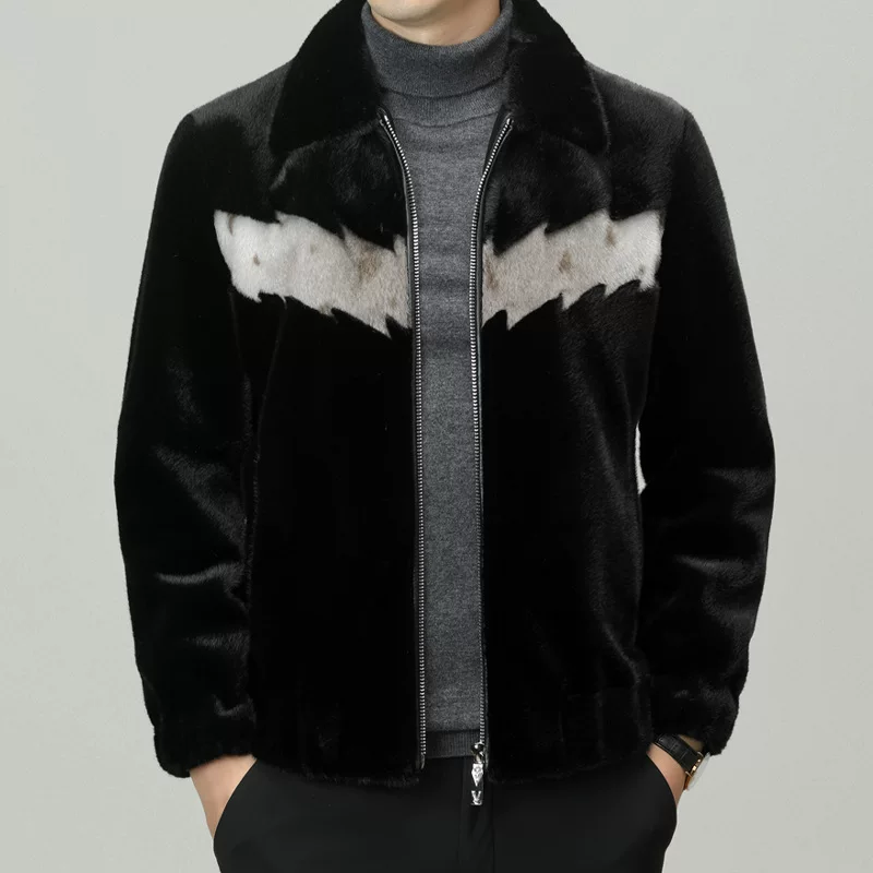 Winter oversized thick jacket, leisure style, padded warm, black, sizes 48–58