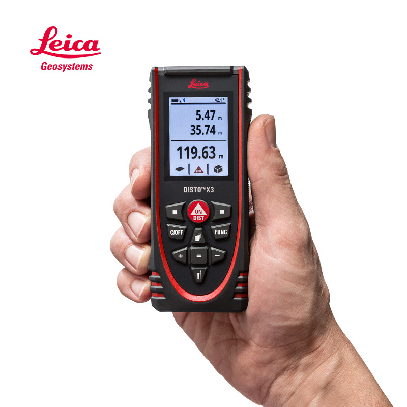 徕卡X3手持激光测距仪150m红外线量房莱卡装修测量仪器蓝牙智能