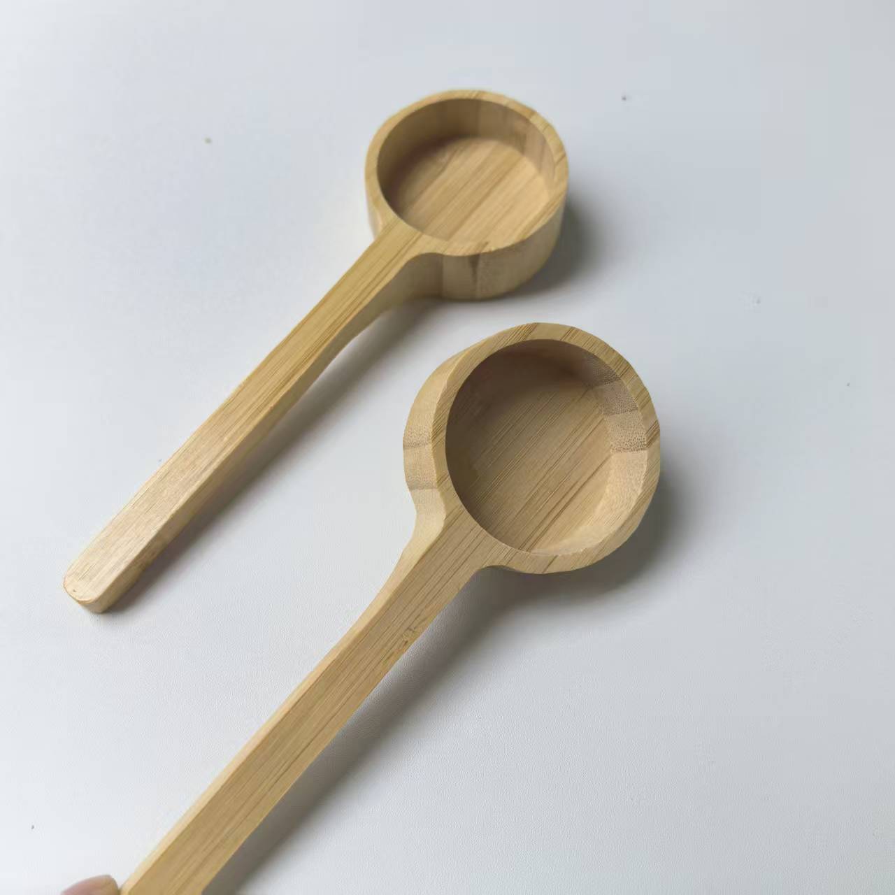 Manufacturer Supplies Wooden Coffee Bean Measuring Spoons, Bamboo Tea and Milk Powder Seasoning Spoons, Salt Measuring Spoons, Large Quantities in Stock