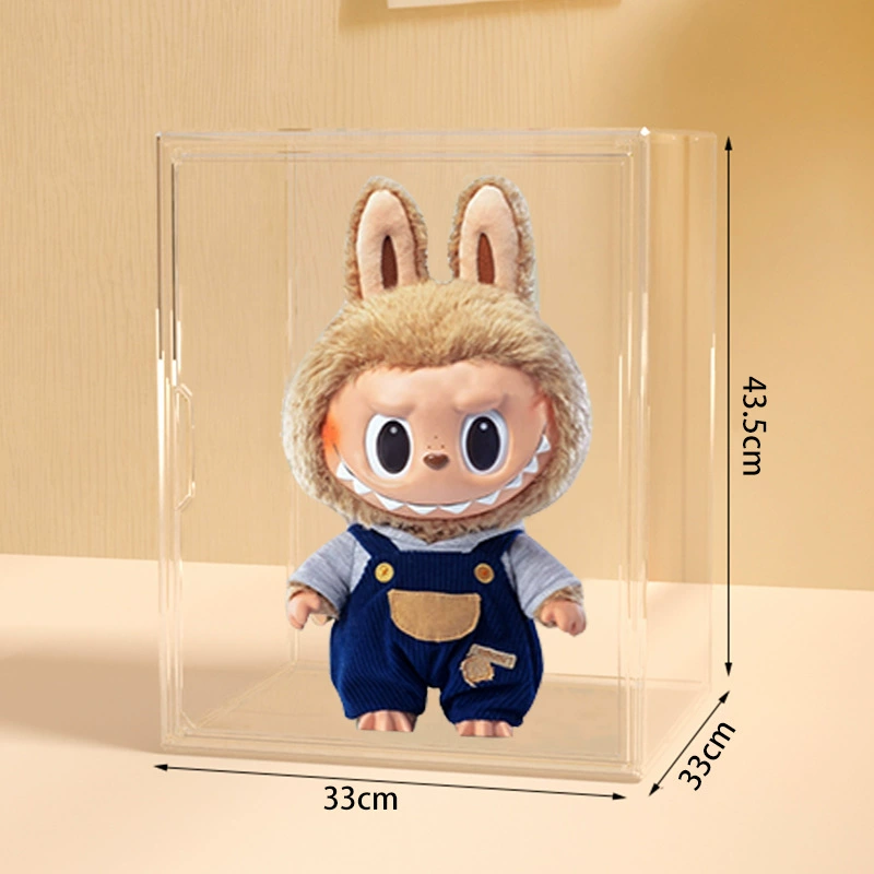Display Box (Labubu) Acrylic Doll Display Cabinet, Transparent Multi-Size Storage