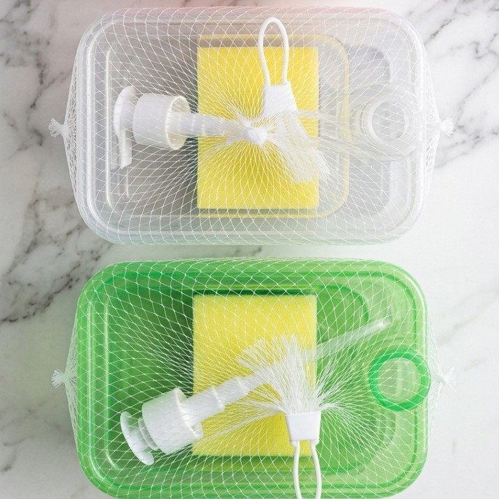 Desinfectante de manos de detergente de cocina transfronterizo presiona la esponja de la Caja de jabón para limpiar la Caja de almacenamiento automático de la Caja de jabón. image 5