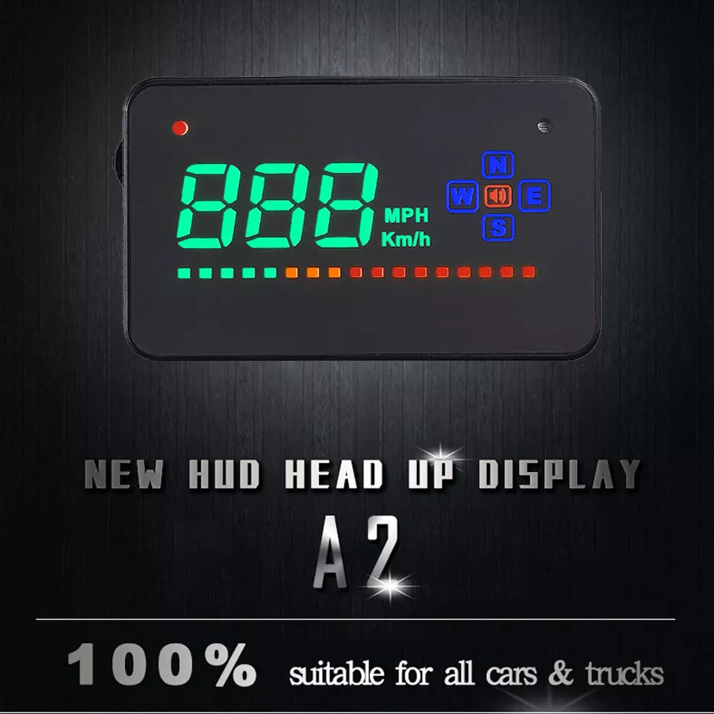 A2 3.5inch Gps Car Hud Head-Up Display Car Head-Up Display Speedometer Projector
