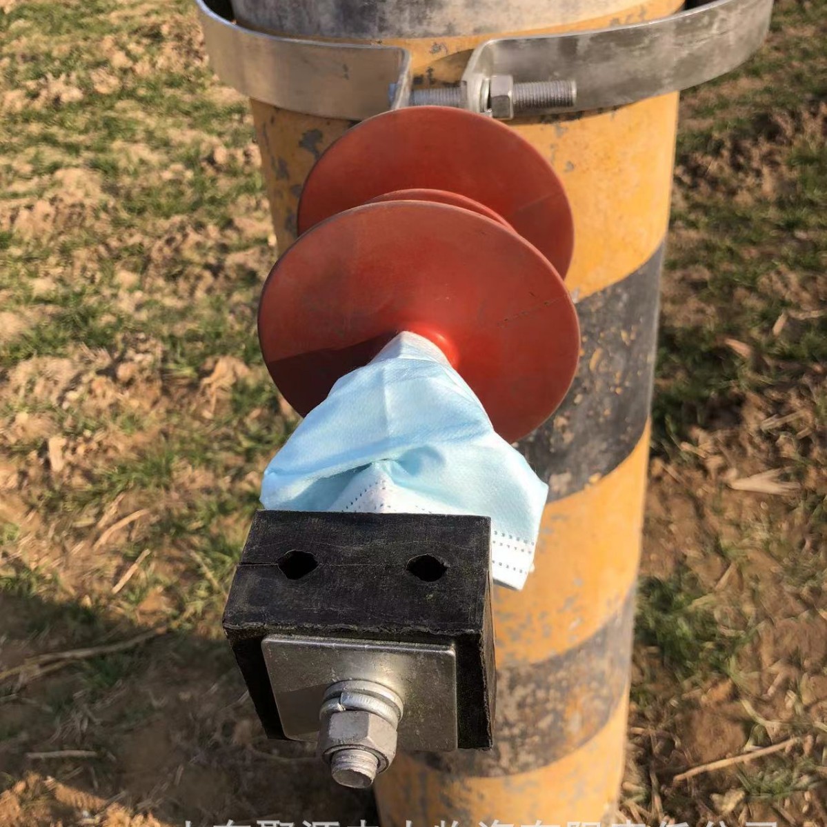 变电站用绝缘引下线夹 OPGW绝缘引下线夹 导线固定金具 杆用线夹