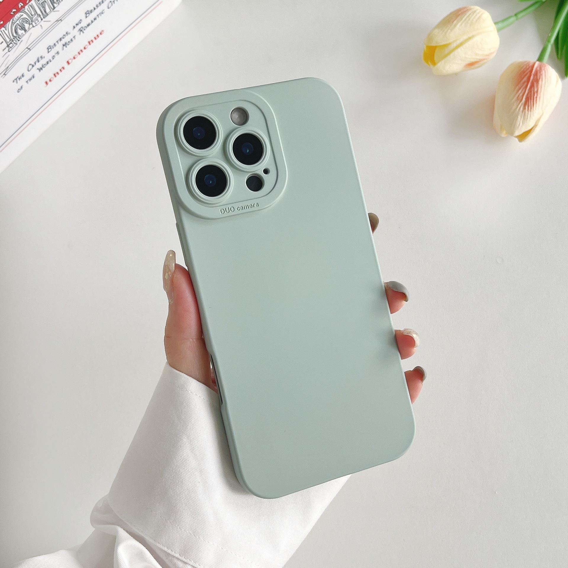 55g Weight iPhone Applicable Brands Phone Cases Classification tpu Material Solid Color Pattern Simple Style Style Tpu Solid Color Simple Style Phone Cases Phone Accessories 5