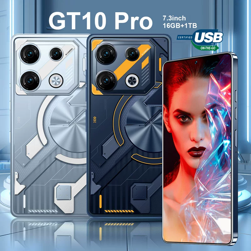 GT10 PRO 7.3-дюймовый смартфон с большой экраном, 16+1T, недорогая универсальная модель (хитовая модель)