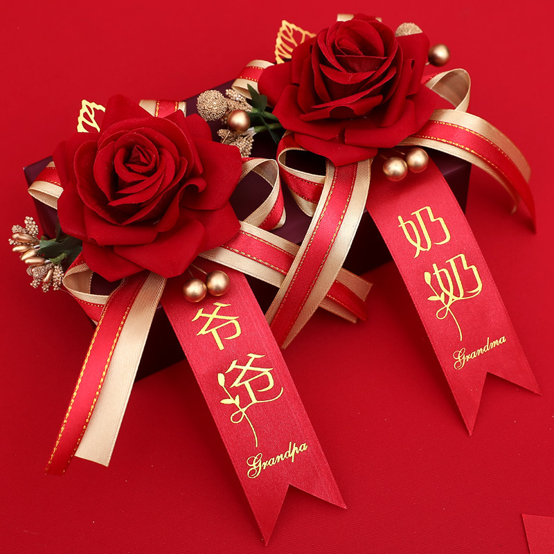 Boda ramillete familia boda dama de honor suministros novio novia creativo conjunto completo no flor dama simulación placket