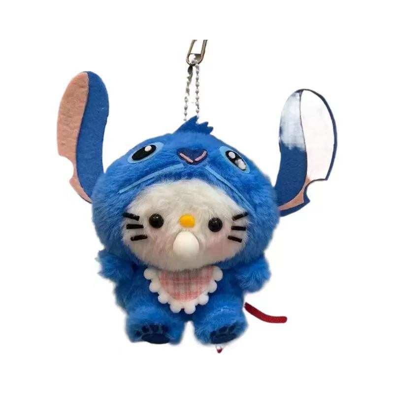 Материал для обуви Xiaoku & KT кот Stitch bag будет пускать пузыри, можно записать щелчок, подвеска сумки плюшевые пузыри