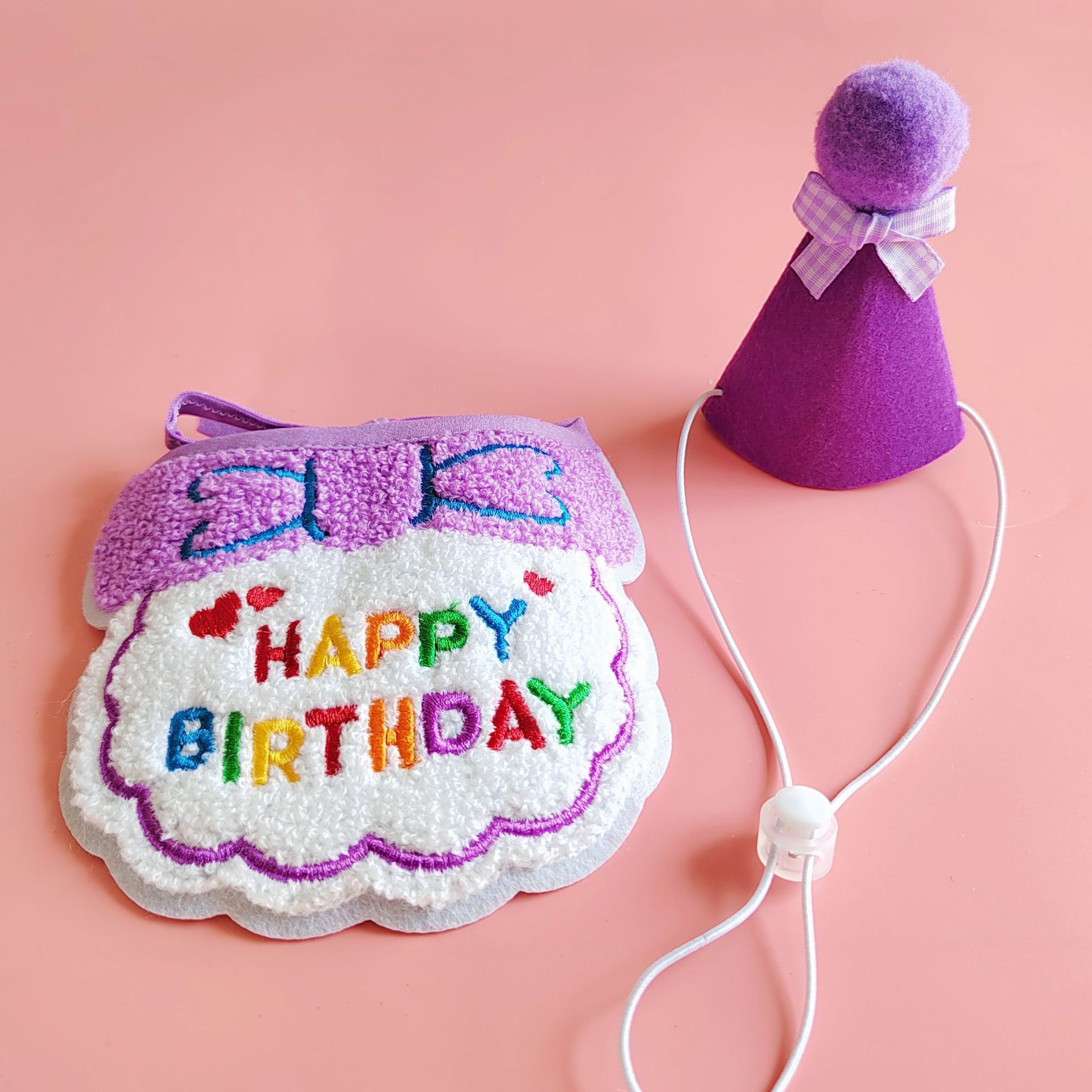 Traje de lazo púrpura