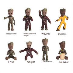 Guardians of the Galaxy Vol. 2 Groot Keychain Action Figure Ornament Groot Display Boxed Model