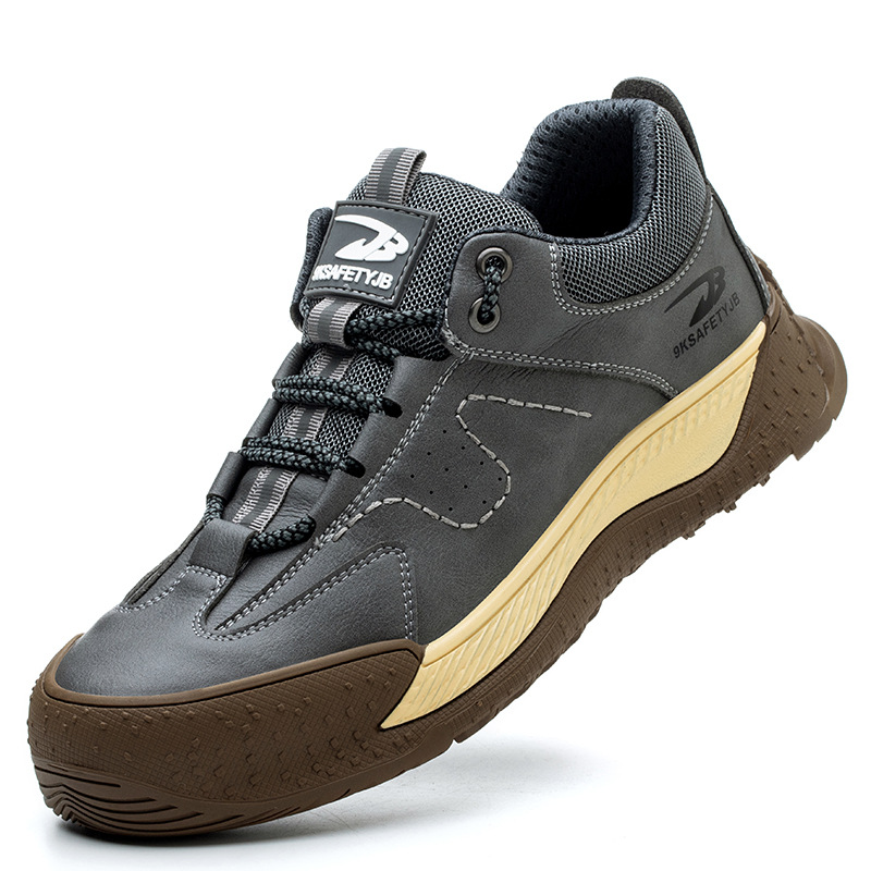 Zapatos de Seguridad Aislantes 6KV de Cuero de Microfibra Anti-aplastamiento Anti-perforación para Soldadura image 7