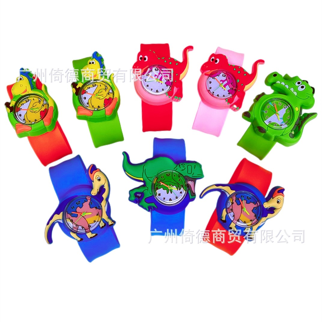 2024 suministro de niños reloj de dibujos animados animal snap ring estudiante kindergarten Panda electrónico en stock Comercio exterior Venta caliente