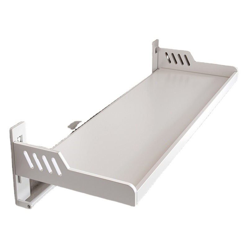 Estante de cocina sin perforar montado en la pared horno de microondas estante condimento estante hogar estante de almacenamiento multifuncional