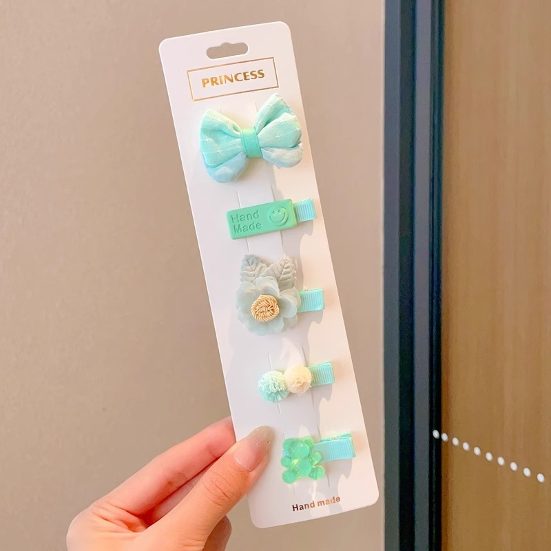 Horquilla de los niños bebé no duele el abrigo del pelo flequillos rotos horquilla tocado niña bebé clip pelo accesorios