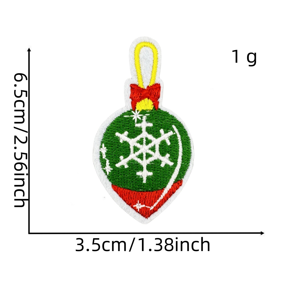 2g Weight Clothing Sticker Patches Classification 1 Piece, 1 Set Quantity Nonwoven, Polyester Material Christmas Festival Christmas Tree, Letter, Snowman Pattern Cute Style 1 Piece 1 Set Cute Christmas Tree Letter Snowman Nonwoven Polyester Clothing Sticker Patches 9