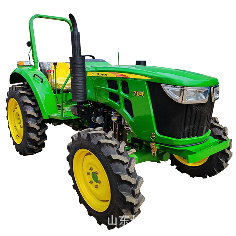 Tractor diesel de cuatro tracciones 90 caballos de fuerza tractor de arado rotativo de cuatro ruedas 904 tractor de agua y sequía