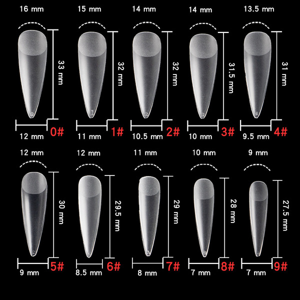 Nail single number supplement European and American matte nail…
